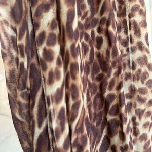 Lauren Ralph Lauren Leopard Shawl / Pashmina 40 x 80